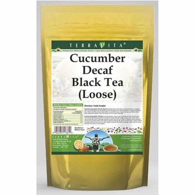 TerraVita Cucumber Decaf Black Tea (Loose) (4 oz, ZIN: 536890, 2-Pack)