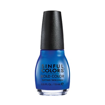Sinful Colors Bold Color Nail Polish - Endless Blue - 0.5 fl oz