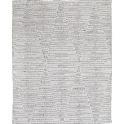 Elias Modern Geometric Ivory/Tan Area Rug