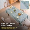 Printed Waterproof Fabric Tablecloths, Easy Care Dining Table Covers by Sweet Home Collection® - 3 of 4