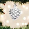 Old World Christmas 3.0 Inch Snow-Capped Silver Snowy Cone Pinecone Majestic Fir Tree Ornaments - 3 of 3