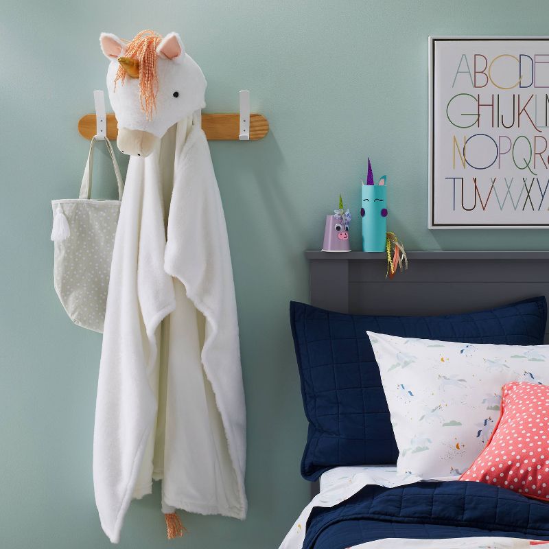 Unicorn Kids&#39; Adaptive Hooded Blanket - Pillowfort&#8482;, 5 of 6