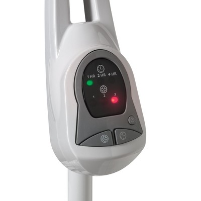 Lasko 18-Inch White Adjustable Oscillating Pedestal Fan with Remote