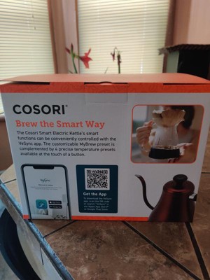 COSORI's Gooseneck Bluetooth Kettle with smartphone control hits  low  at $64.50