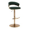 LumiSource Set of 2 Jie Adjustable Swivel Barstools - image 2 of 4