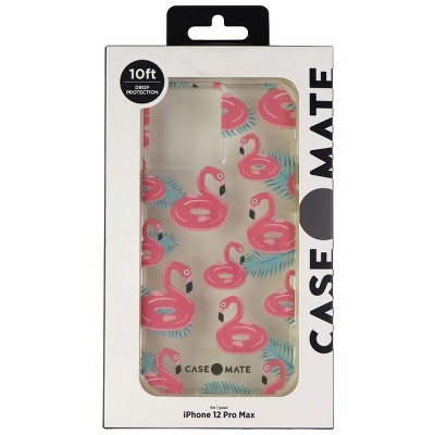 Case-Mate Prints Case for iPhone 12 Pro Max - Float On Flamingos