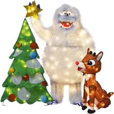 Photo 1 of 36In 3Pc Set Bumble, Christmas Tree And Rudolph