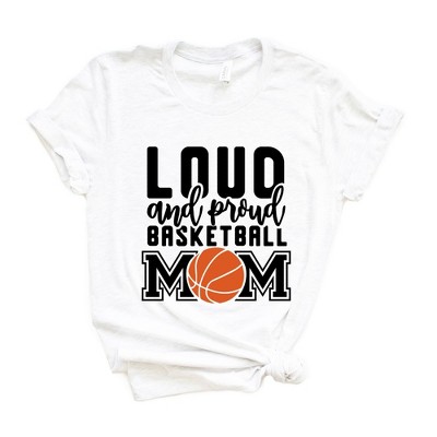 Simply Sage Market Women's Loud and Proud Basketball Mom Short Sleeve Graphic Tee
