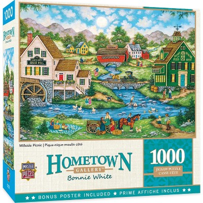 MasterPieces Inc Hometown Gallery Millside Picnic 1000 Piece Jigsaw Puzzle