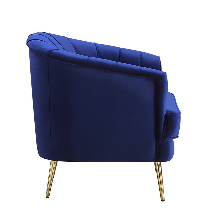 78&#34; Eivor Sofa Blue Velvet - Acme Furniture, 6 of 8