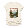 Simply Sage Market Yellowstone National Park Buffalo Short Sleeve Tee - L - Cream - 2 of 4