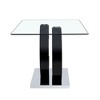 NicBex Dining Table 63" Modern Minimalist Rectangular Dining Table with MDF OC-Shaped Bracket - 4 of 4