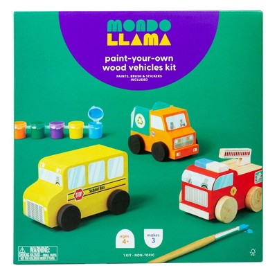 Paint-your-own Wood Tea Set Kit - Mondo Llama™ : Target