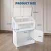 Hamster Cage, Small Animal Cage with Storage Cabinet, Large Small Animal Habitat with Easy-View Acrylic Panels & Ventilation, Animal Cage - 3 of 4