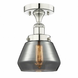 Fulton - 1 Light Semi-Flush Mount In Industrial Style-8.25 Inches Tall and 6.5 Inches Wide - 1 of 1