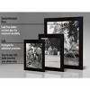 Americanflat Picture Frame In Black Mdf / Shatter Resistant Glass ...