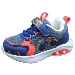 Hot Wheels Monster Trucks Toddler Boys' Light-Up Sneakers - 1 of 4