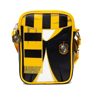 The Wizarding World of Harry Potter Bag, Crossbody, Harry Potter Hogwarts School Hufflepuff Uniform Embroidered, Vegan Leather - 1 of 4