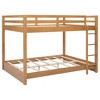 YOOCOZZ Wood Queen Size Bunk Bed with Ladder - 3 of 4