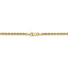 Black Bow Jewelry 2.75mm, 14k Yellow Gold, Handmade Solid Rope Chain Anklet or Bracelet - 3 of 4