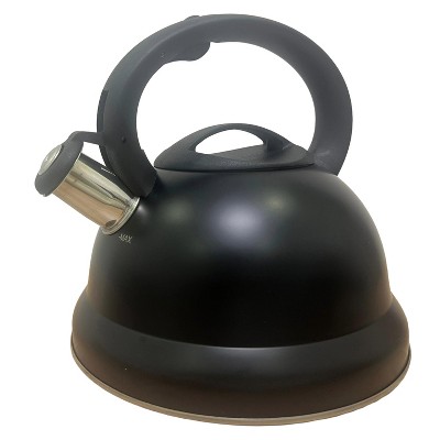 3 Qt Heavy Duty Stainless Steel Whistling Tea Kettle – Stay Cool Handle & Knob