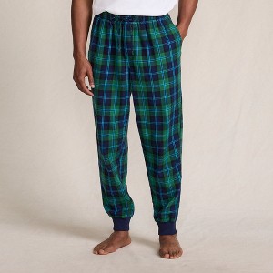 Lands' End Men's Flannel Jogger Pajama Pants - 1 of 4