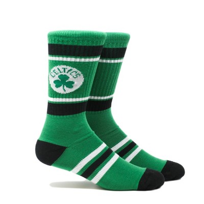 NBA Boston Celtics Stripe Crew Socks - M/L