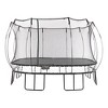 Springfree Trampoline Kids Outdoor Large Square 13 Foot Trampoline w/ Enclosure & Outdoor Jumping Basketball Game FlexrHoop Accessory, Black - 4 of 4
