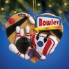 Collections Etc Unique Hand-Painted Bowling Heart Christmas Ornament - 2 of 2