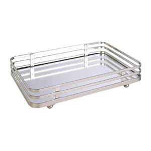 Hub Styler Polished Decorative Mirror Tray - 1 of 4