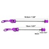 Unique Bargains Bicycle Quick Release Axles Skewers Lever Front Rear 5.91" 7.28" Purple 2 Pcs - 3 of 4