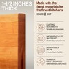 John Boos Wide 1.5 Inch Thick Reversible Cutting Board Block with Two Sided Hand Grips , 18 x 12 x 1.5 Inches - 3 of 4