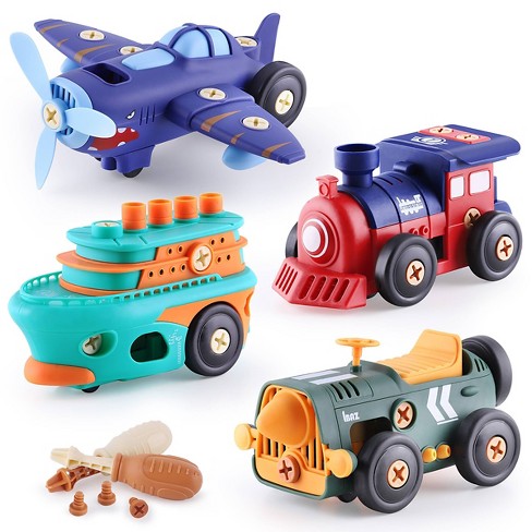 Press and Go Car Toys, Animal Racing Cars – iPlay iLearn Toys