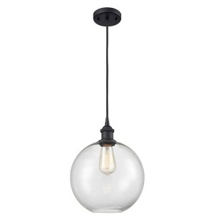 Ballston - 1 Light Athens Mini Pendant In IndustrialStyle-13 Inches Tall and 10 Inches Wide - 1 of 1