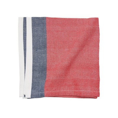 C&F Home Liberty Stripe July 4th Napkin Set 6