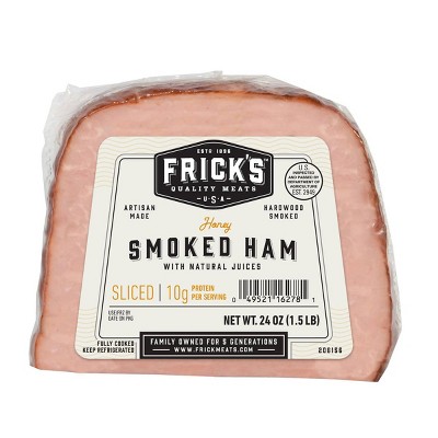 Frick's Quality Meats Honey Quarter Sliced Ham - 24oz