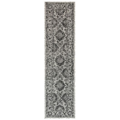 Liora Manne Carmel  Indoor/Outdoor Rug  Black..