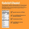 Gabriel & Daniel Instant Oatmeal with Turmeric, Almonds & Coconut | Organic, Gluten-Free, Non-GMO – High Fiber & Protein Breakfast – 6 Pack - 4 of 4