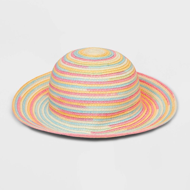 Toddler Girls' Striped Woven Bucket Hat - Cat & Jack™, 1 of 5