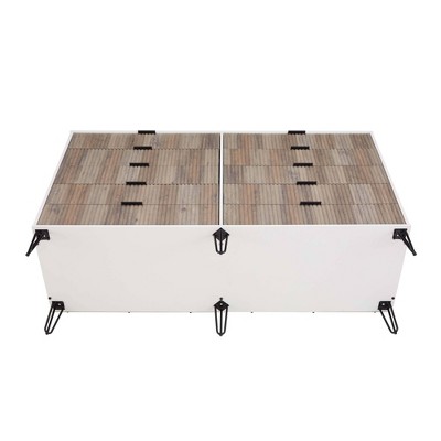 White and Grey Double Dresser with Soft Close Drawers
