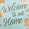 Northlight Welcome to Our Home Oranges Outdoor Garden Flag 12.5" x 18" - 4 of 4