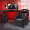 Costway 55'' Gaming Desk T-Shaped Computer Desk w/Full Desk Mouse Pad&Gaming Handle Rack - 4 of 4