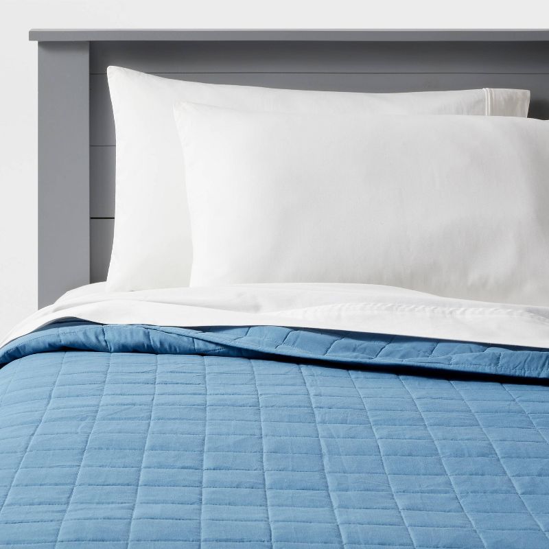 Value Kids' Quilt Bergen Blue - Pillowfort™, 1 of 5