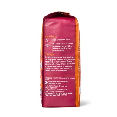 Naturally Flavored Pumpkin Spice Light Roast Ground Coffee - Decaf - 12oz - Good & Gather™
