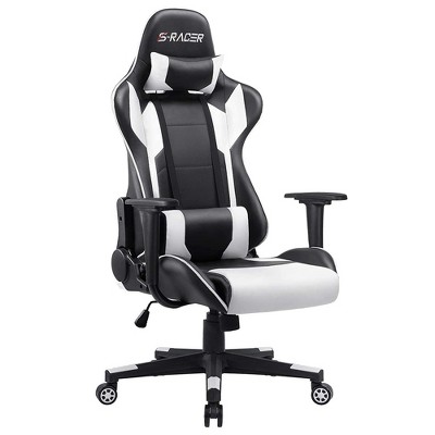 LACOO Racing Style Lumbar Support & Adjustable Swivel Gaming Chair
