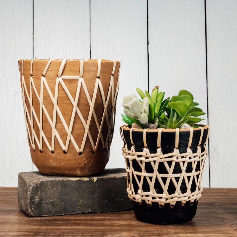 Rattan Woven Planter - Foreside Home and Garden, 3 of 6