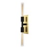Nyx 2 Light 24.5" Wall Sconce - SCN4097 - Brass/Black - Safavieh - 3 of 4