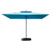 TiramisuBest 9ft Aluminum Cantilever Tilt Patio Umbrella with Center Pole - Lake Blue (Not Base) - 3 of 4