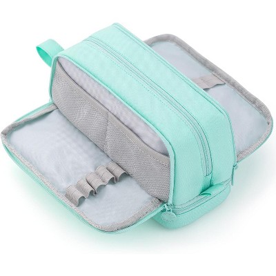 Fmeida Large Capacity Pen Pencil Case with 4 Compartments, Multi-Slot Pencil Pouch Bag Aesthetic School Supplies Organizer