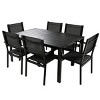 7-Piece Patio Dining Set,Patio Dining Set With Metal Frame,Patio Chairs With Breathable Textilene Fabric,Outdoor Furniture -Maison Boucle - 3 of 4